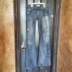 TALL - BKE distressed Bootcut jeans, 31x37.5"